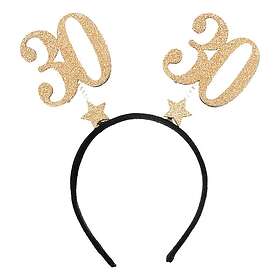 Santex Diadem med Siffra Guld Siffra 30