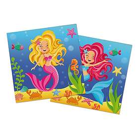 Mermaid Servetter 20-pack