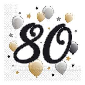 Globos Europe Servetter 80 Ballonger 20-pack