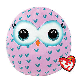 TY Gosedjur Squishy Winks Uggla, 25 cm