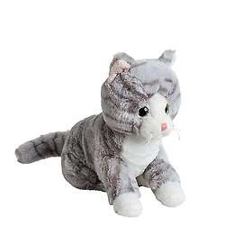 Molli Toys Gosedjur Katt Cleo, Grårandig