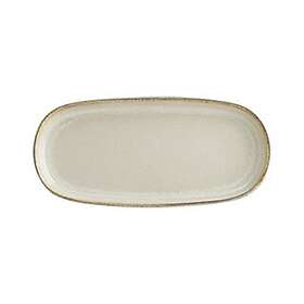 Bonna Tallrik Sand Oval 21x10cm