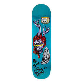 Welcome Skateboards Beldam Bunyip Mid Teal Stain 8,25