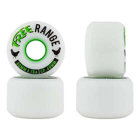 Free Wheels Range White 60mm 78a