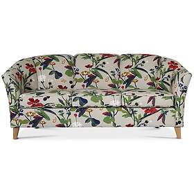 Ermatiko Gripsholm 3-sits soffa blommigt tyg