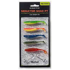 Kinetic Seductor Shad PT 9.5g 7.5cm Scan Delight Mix