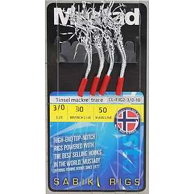 Mustad Tinsel mackrel trace, 3/0
