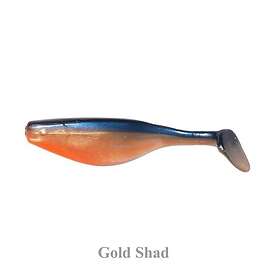 Big Bite Baits Darts Shad 3,0 Gold Shad