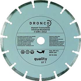 Dronco Diamantkapskiva Qual St-7 230x22,23x2,4mm