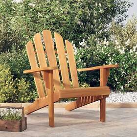 vidaXL Adirondackstol 79x95x92 cm massiv teak 362698