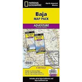 National Geographic Maps: Baja California, Mexico, Map Pack Bundle