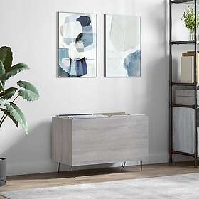 vidaXL Stereobänk grå sonoma 74,5x38x48 cm konstruerat trä 831730