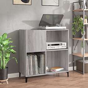 vidaXL Stereobänk grå sonoma 84.5x38x89 cm konstruerat trä 832003