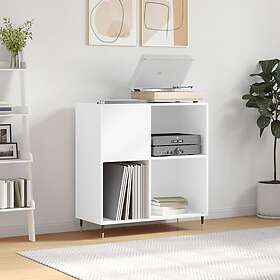 vidaXL Stereobänk vit 84.5x38x89 cm konstruerat trä 831764