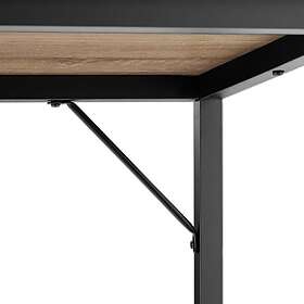 TecTake Desk Jenkins Industriellt lätt trä, ek Sonoma, 100 cm