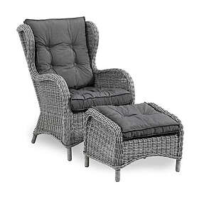 Fritab Oscar sittdyna kolgrå 55x62 cm