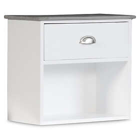 Skånska Möbelhuset Sängbord Hugo vägghängt med 1 låda