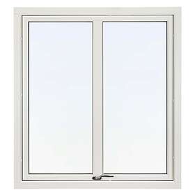Svenska Fönster Vrid SP Trä-Alu 3-Glas Vit 11X10