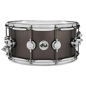 Drum Workshop Snare Satin Black over Brass 14,6,5'', DRVD6514SVCBK