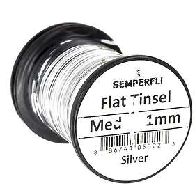 Semperfli Flat Tinsel Silver Medium