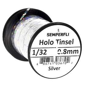 Semperfli Holographic Tinsel Silver Medium