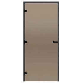 Harvia Bastudörr Black Line brons 9x21 furukarm