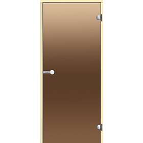 Harvia Bastudörr Glasdörr brons 8x19 aspkarm