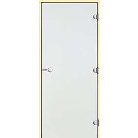 Harvia Bastudörr Glasdörr genomskinlig 9x19 aspkarm