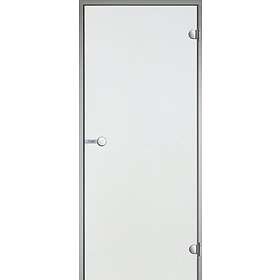 Harvia Bastudörr Glasdörr genomskinlig 9x21 aluminiumkarm