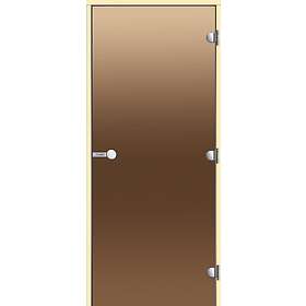 Harvia Bastudörr Glasdörr brons 9x19 aspkarm