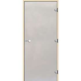 Harvia Bastudörr Glasdörr satin 9x21 furukarm