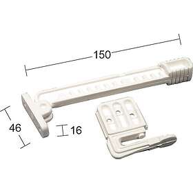 Habo Fönsterhållare 66 Vit