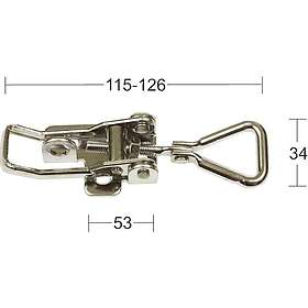 Habo Excenterlås 5 Galvad