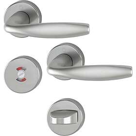 Swedoor Trycke New York med WC-vred stainless, quick-fit