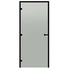 Harvia Bastudörr Black Line satin 9x21 aluminiumkarm