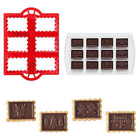 Decora Utstickare & chokladform för cookies Jul