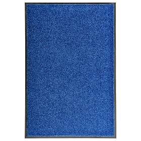 vidaXL Dörrmatta tvättbar blå 60x90 cm 323440