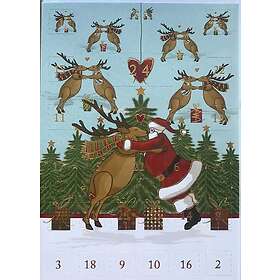 Quire Liten Adventskalender som Julkort - Julpuss