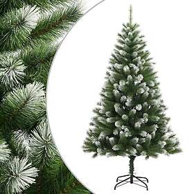 vidaXL Artificial Tree Snowy Hinged 120cm