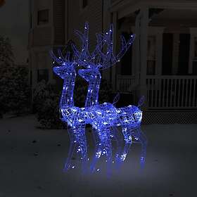 vidaXL 3154348 Joulukoriste porot akryyli 2 kpl 120 cm