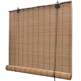 vidaXL Rullgardin bambu 100x220 cm brun 245814