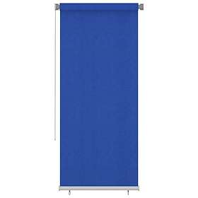 vidaXL Rullgardin utomhus 100 x 230 cm blå HDPE 312850
