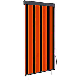 vidaXL Rullgardin utomhus 80x250 cm orange och brun 145954