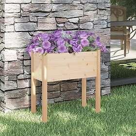 vidaXL Odlingslåda 70x31x70 cm massiv furu 810819