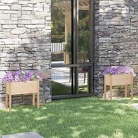 vidaXL Dyrkekasse Solid furu 70x31x70cm 810820