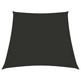vidaXL Solsegel oxfordtyg trapets 2/4x3 m antracit 135131