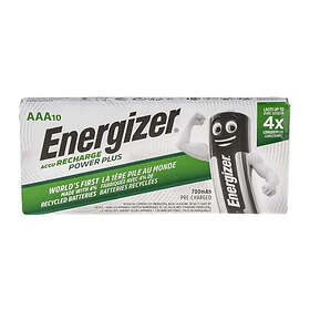 Energizer Recharge Universal AAA 700mAh 1,2V Batteri 10-Pack