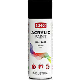 CRC Acrylic paint svart matt RAL 9005 (400ml)