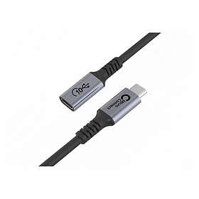 MicroConnect USB-C 3,2 Gen2 100W Premium Extension Cable 1,5m