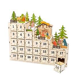 Small Foot Adventskalender Julkrubba av Trä